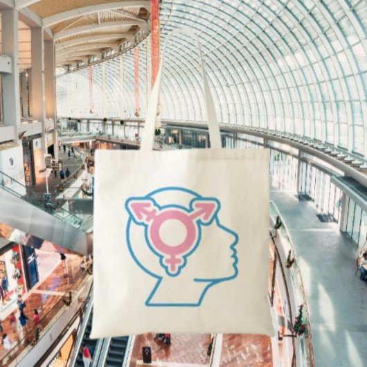 Trans Pride Symbol Tote Bag Tragetasche