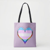 Trans Pride Tasche (Vorderseite)