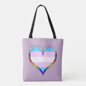 Trans Pride Tasche (Rückseite)