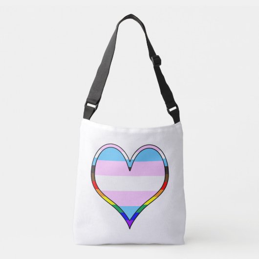 Trans Pride Tragetaschen Mit Langen Trägern (Vorderseite)