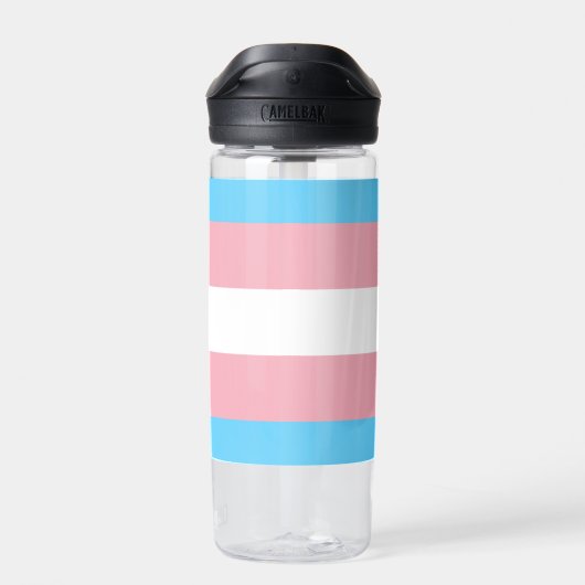 Trans Pride! Trinkflasche (Rückseite)