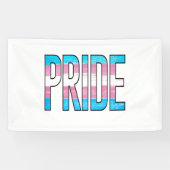 Trans Pride Word Banner (Horizontal)