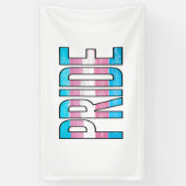 Trans Pride Word Banner (Vertikal)