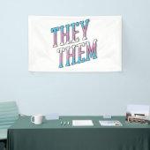 Trans Pronouns sie Banner (Messeveranstaltung)