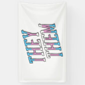 Trans Pronouns sie Banner (Vertikal)