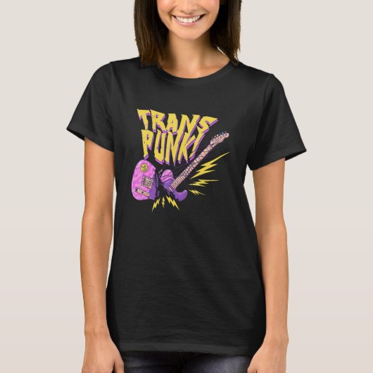 Trans Punk Lgbtq Punks nicht tot Transgender Tod T-Shirt (Vorderseite)