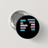 Trans Recht sind Menschenrechte Transgender LGBTQ Button (Vorne & Hinten)
