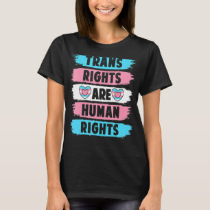 Trans Recht sind Menschenrechte Transgender LGBTQ T-Shirt
