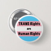TRANS-Rechte sind Menschenrechte Button (Vorne & Hinten)