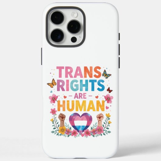 Trans-Rechte sind Menschenrechte Design Case-Mate iPhone Hülle (Rückseite)