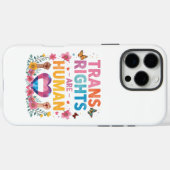 Trans-Rechte sind Menschenrechte Design Case-Mate iPhone Hülle (Rückseite (Horizontal))