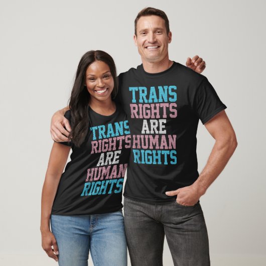 Trans-Rechte sind Menschenrechte LGBTQ Transgender T-Shirt (Unisex)