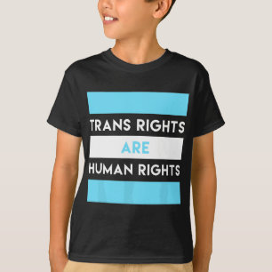 Trans-Rechte sind Menschenrechte Transgender LGBTQ T-Shirt