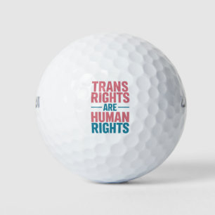 Trans-Rechte sind Menschenrechte Transgender Stolz Golfball