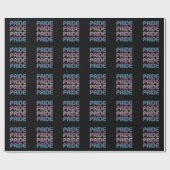 Trans Retro Pride Letters Geschenkpapier (Flach)