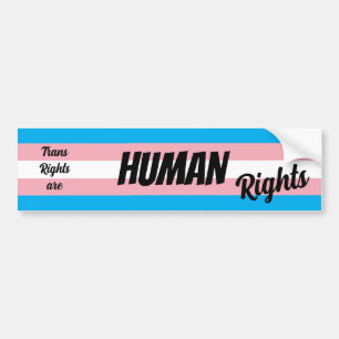 Trans Rights Are Human Rights Autoaufkleber