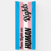 Trans Rights Are Human Rights Banner (Vertikal)