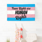 Trans Rights Are Human Rights Banner (Insitu)