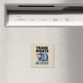 Trans Rights Oder ich möchte Gay Funny Lgbtq Pride Magnet (In Situ (Geschirrspüler))
