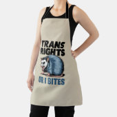 Trans Rights Oder ich möchte Gay Funny Lgbtq Pride Schürze (InSitu)