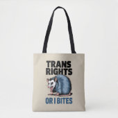 Trans Rights Oder ich möchte Gay Funny Lgbtq Pride Tasche (Vorderseite)