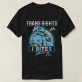 Trans Rights Transgender Pride oder I Bites TRe T-Shirt (Design vorne)
