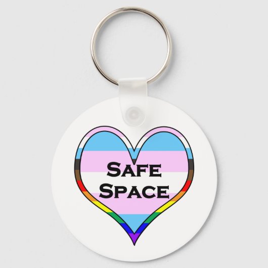 Trans Safe Space Schlüsselanhänger (Vorderseite)