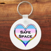 Trans Safe Space Schlüsselanhänger (Vorderseite)
