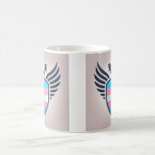 Trans Schild Tasse. Kaffeetasse (Mittel)