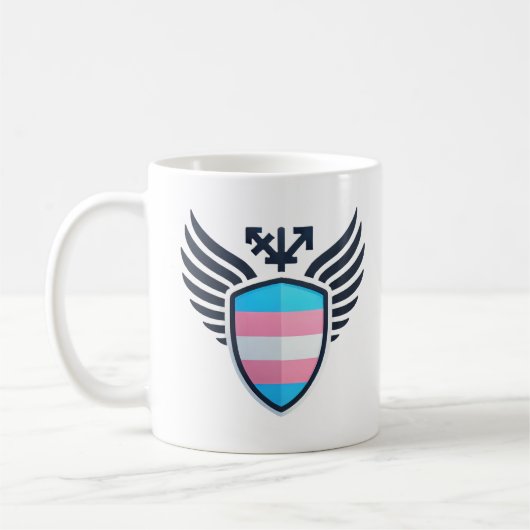 Trans Shield-Tasse Kaffeetasse (Links)