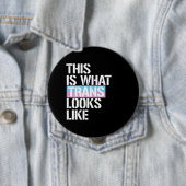 Trans - So sieht Trans aus - - LGBTQ Ri Button (Beispiel)