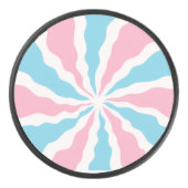 trans spiral design hockey puck (Vorderseite)