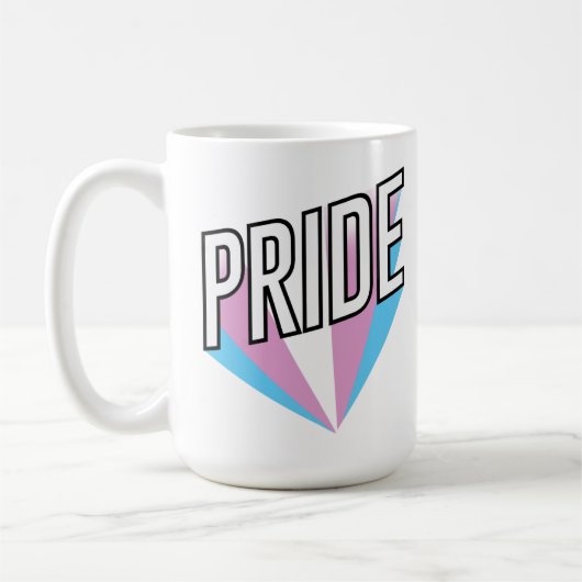 Trans Stolz Explodiert Kaffeetasse (Links)