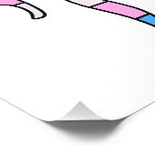 Trans-Stolz-Flagge Chai Fotodruck (Ecke)