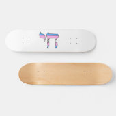 Trans-Stolz-Flagge Chai Skateboard (Horizontal)