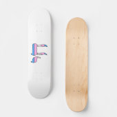 Trans-Stolz-Flagge Chai Skateboard (Vorderseite)