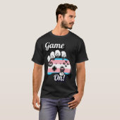 Trans Stolz Game On Tiger Pfoten Controller Shirt  (Vorne ganz)