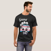 Trans Stolz Game On Tiger Pfoten Controller Shirt (Vorne ganz)