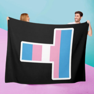Trans Stolz Hauptstadt Fleece-Decke Fleecedecke