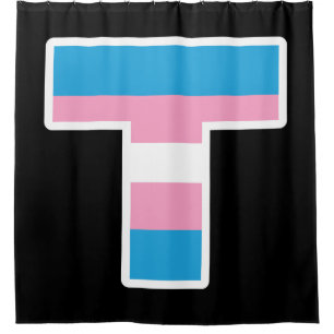 Trans Stolz Hauptstadt T Duschvorhang