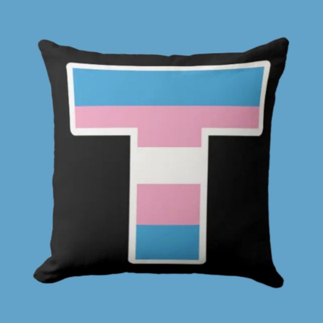Trans Stolz Hauptstadt T Wurfkissen Kissen (Von Creator hochgeladen)