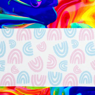 Trans-Stolz-Pastell-Regenbogen-Kissenbezug Kissenbezug
