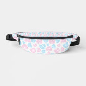 Trans-Stolz Regenbogen Bauchtasche (Vorderseite)