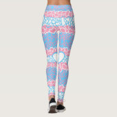 Trans Stolz Squiggle Leggings (Rückseite)