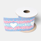 Trans Stolz Squiggle Satinband (Spule)