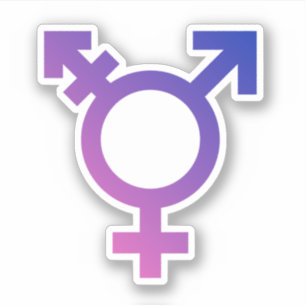 Trans Stolz-Symbol Aufkleber