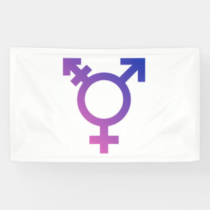 Trans Stolz-Symbol Banner