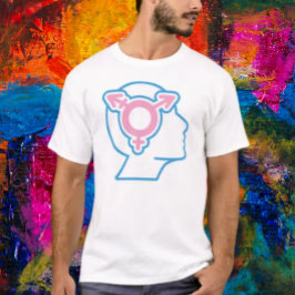Trans Stolz Symbol Kopf Tee