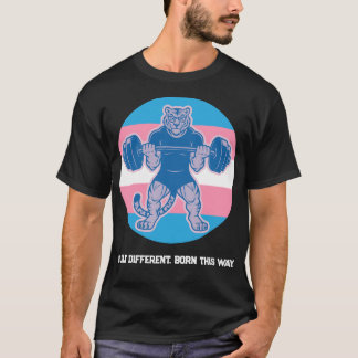 Trans Stolz Tiger Gewichtheber Gym-Shirt — So gebo T-Shirt