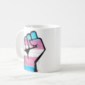Trans Stolzfaust Kaffeetasse (Vorderseite Links)